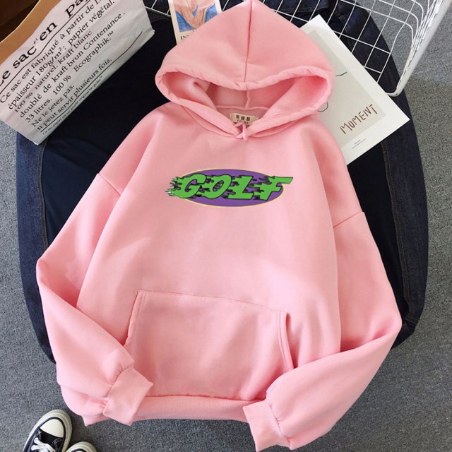 Golf Wang Tyler The Creator Vote GLOF Logo Hoodie Sweatshirts Women Oversized Hip-hop Hoody Woman Korea Fashion Basic Hoodies