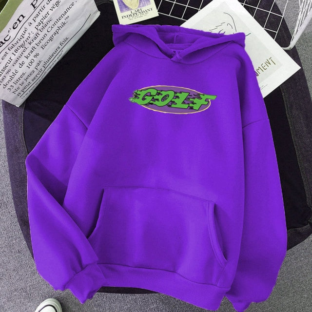 Golf Wang Tyler The Creator Vote GLOF Logo Hoodie Sweatshirts Women Oversized Hip-hop Hoody Woman Korea Fashion Basic Hoodies
