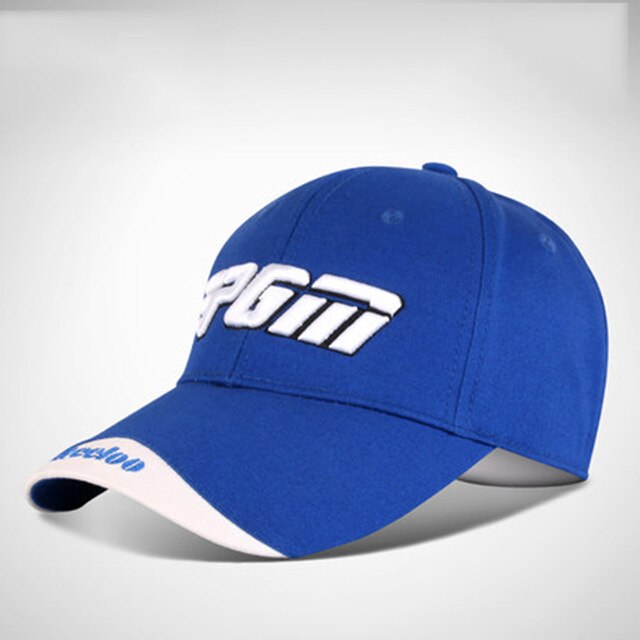 PGM Summer Sports Cap Men Women Cotton Golf Cap Adjustable Baseball Hat Sunscreen Breathable Quick-drying Leisure Running Hat