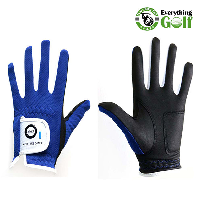 O FINGER TEN UNISEX GOLF GLOVES FOR JUNIOR | KIDS | YOUTH | TODDLER | PACK OF 2 (4 COLORS)