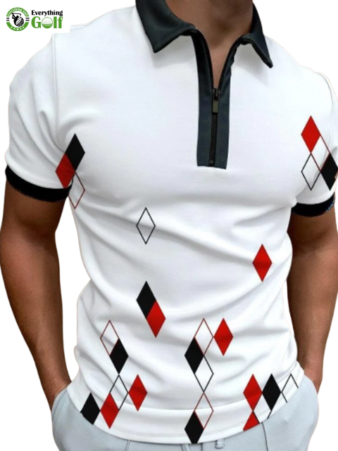 LUXURY BRAND POLO STRIPED PATCHWORK PRINT T-SHIRT FOR MEN | SHORT SLEEVE | CLASSIC CLOTHES FOR SUMMER FASHION