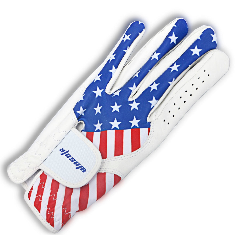 Golf gloves  Men's Left Hand Soft Breathable Golf Gloves Pure Sheepskin Golf Gloves free shipping