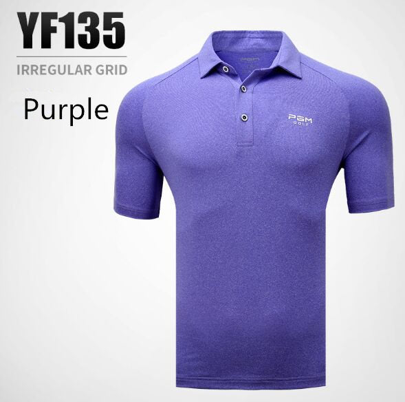 Golf Men Ultra-Thin Tops Short Sleeve Summer T-Shirt Golf Clothing