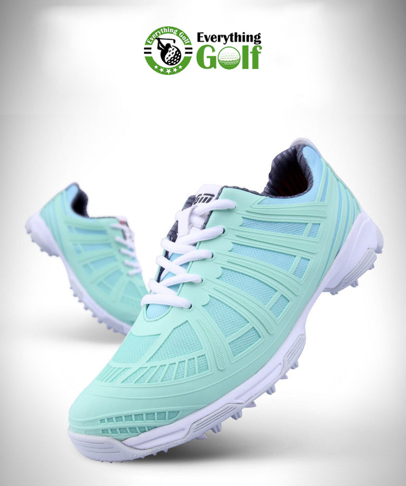 PGM GOLF-XZ088 WOMEN'S DOUBLE PATENT WATERPROOF | ANTI-SKIDDING OUTDOOR GOLF SHOES | LEISURE SPORTS