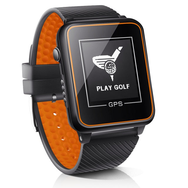 DREAM SPORT Golf GPS Watch with+40000 Golf Course,Golf Tracking with Yardage Distance/Hazard/Range Finder/Score Card DGF4 Orange