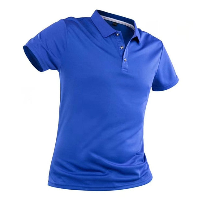 Brand T Shirt Men Summer Casual Solid Slim Short Sleeve Tops Breathable Quick Dry Tee Sportswear Golf Tennis T-Shirt Jerseys 4XL