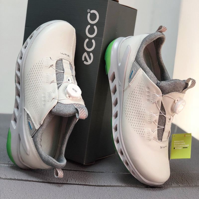 Professional Genuine Leather Golf Shoes Men Spikless Golf Sneakers Outdoor Spirng Summer Jogging Walking Footwear for Golfers