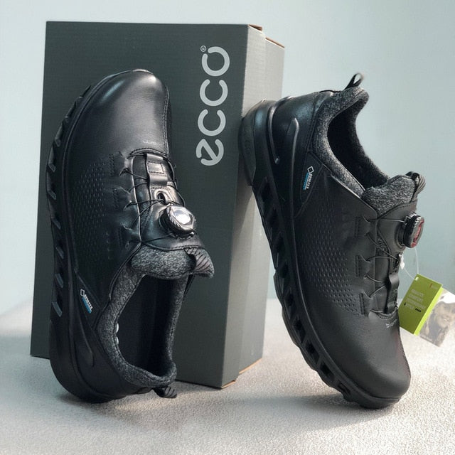 Professional Genuine Leather Golf Shoes Men Spikless Golf Sneakers Outdoor Spirng Summer Jogging Walking Footwear for Golfers