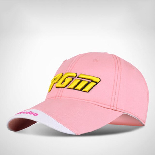 PGM Summer Sports Cap Men Women Cotton Golf Cap Adjustable Baseball Hat Sunscreen Breathable Quick-drying Leisure Running Hat